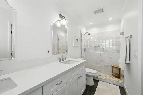 a full remodeled bathroom